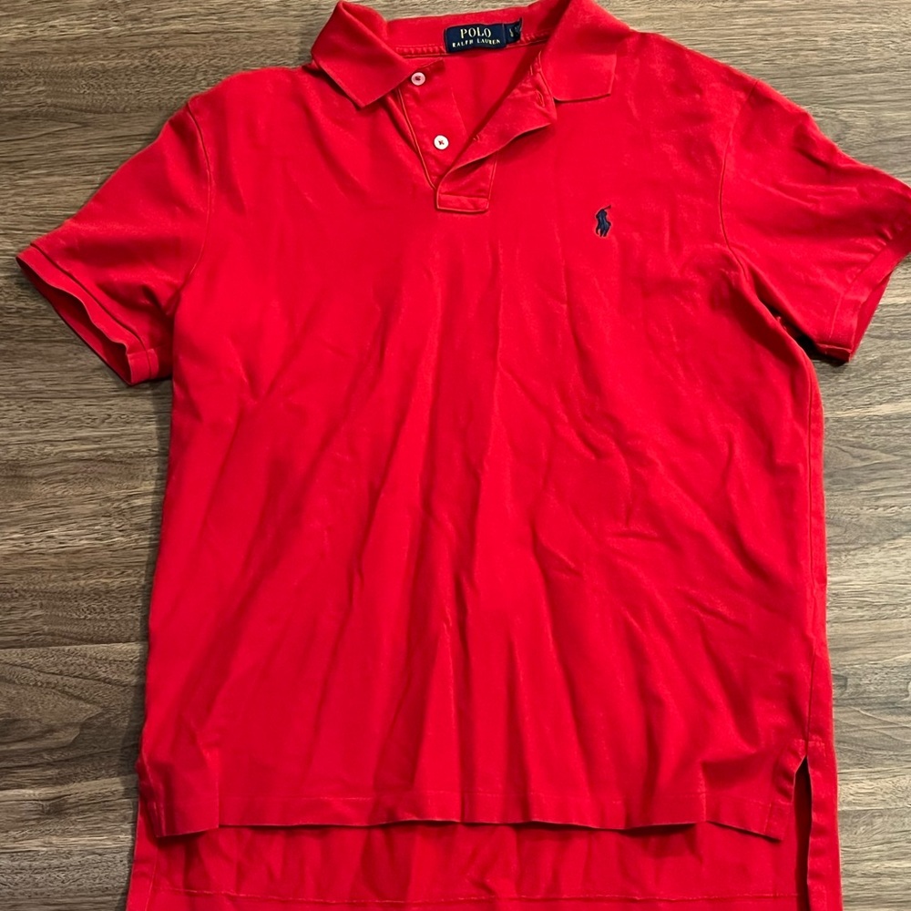 Polo Ralph Lauren Men’s Red Polo Shirt Size Large